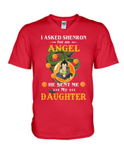 Load image into Gallery viewer, Dragon Ball Angel Daughter Black T-Shirt Guys V-Neck