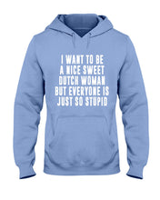 Load image into Gallery viewer, Dutch Woman Sweet Quote Name T-Shirt Hoodie