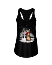 Load image into Gallery viewer, Merry Christmas - Bear Ladies Flowy Tank