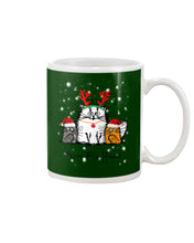 Load image into Gallery viewer, Merry Fluffmas Cute Cats Gift For Cat Lovers Mug