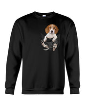 Load image into Gallery viewer, Beagle In The Pocket Funny T-Shirt Sweatshirt