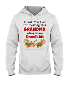 Blessing My Grandma Christmas Gift For Family Hoodie