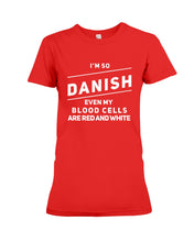 Load image into Gallery viewer, Danish Blood Denmark Lovers Ladies Tee