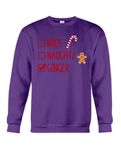 Load image into Gallery viewer, Nice Naughty Ginger Redhead T Shirt Sweatshirt