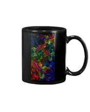 Load image into Gallery viewer, Hummingbird Cosmic Light Color Black T-Shirt Mug
