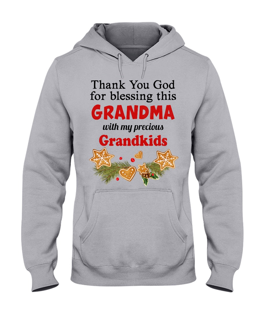 Blessing My Grandma Christmas Gift For Family Hoodie