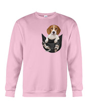 Load image into Gallery viewer, Beagle In The Pocket Funny T-Shirt Sweatshirt