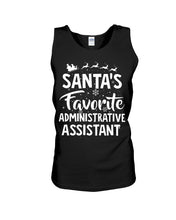 Load image into Gallery viewer, Santa Favorite Assistant Funny Christmas Gift Shirt Unisex Tank Top