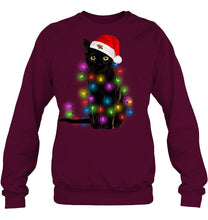 Load image into Gallery viewer, Cat Merry And Bright New Sweatshirt