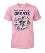Load image into Gallery viewer, Dallas Cowboys Greats Gift For Fan T-Shirt Guys Tee