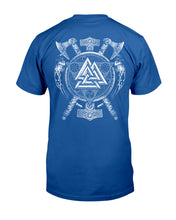 Load image into Gallery viewer, Viking Valknut Viking Pattern Custom T-Shirt Guys Tee