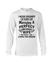 Load image into Gallery viewer, Marry A Perfect Wife Amazing Shirt For Husband And Wife Family Tee Unisex Long Sleeve