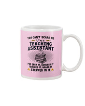 Load image into Gallery viewer, Teaching Assistant Stepped In It Quote T-Shirt Mug