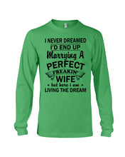 Load image into Gallery viewer, Marry A Perfect Wife Amazing Shirt For Husband And Wife Family Tee Unisex Long Sleeve