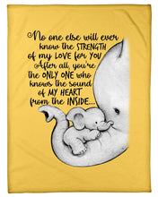 Load image into Gallery viewer, Elephant Cute Gift For Family Tee Fleece Blanket