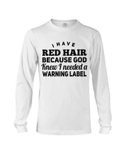 Load image into Gallery viewer, Great Gift For Redhead Grandma Unisex Long Sleeve