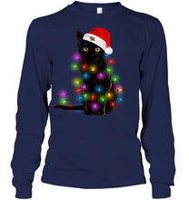 Load image into Gallery viewer, Cat Merry And Bright New Unisex Long Sleeve