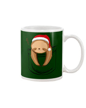 Load image into Gallery viewer, Pocket Slothmas Christmas Gift Funny T-Shirt Mug