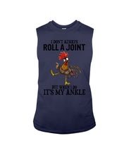 Load image into Gallery viewer, Chicken Roll A Joint Funny Quote T-Shirt For Friends Family Unisex Long Sleeve