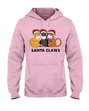 Load image into Gallery viewer, Santa Claws Funny Gift Christmas Gift For Cat Lovers Hoodie