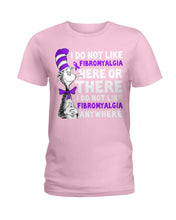 Load image into Gallery viewer, Fibromyalgia Anywhere Break Cancer Spirit T-Shirt Ladies Tee