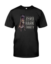 Load image into Gallery viewer, K9 Dog Hero Zero Bark Thirty Guys Tee