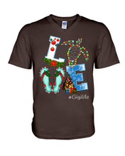 Load image into Gallery viewer, Love Turtle Gigilife Christmas Gift For Turtle Lovers Custom Design Tee Guys V-Neck