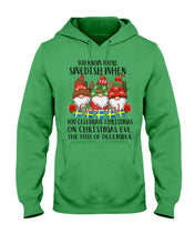 Load image into Gallery viewer, Swedish Christmas Gnome Cute Gift Tee Hoodie