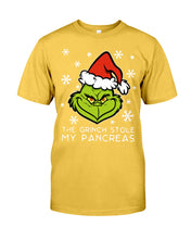 Load image into Gallery viewer, The Grinch Stole My Pancreas Guys Tee