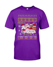 Load image into Gallery viewer, Cute Hamster Merry Christmas Gift For Hamster Lovers T-Shirt Guys Tee