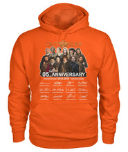 Load image into Gallery viewer, Outlander Tv Series 5 Years Anniversary 2014 - 2019 Autograph T-Shirt Hoodie