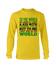 Load image into Gallery viewer, That Kid Is My World Great Gift For Children Family Unisex Long Sleeve