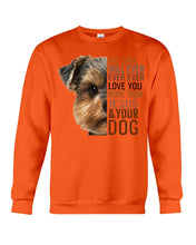 Load image into Gallery viewer, No One Will Ever Ever Ever Love You More Than Dog Gift For Dog Lovers T-Shirt Sweatshirt