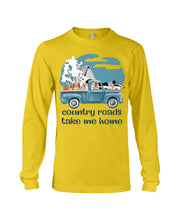 Load image into Gallery viewer, Country Road Golden Retriever Unisex Long Sleeve