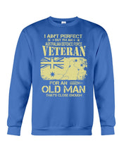 Load image into Gallery viewer, Veteran Australian Defence Force Gift For Grandpa Family Tee Sweatshirt