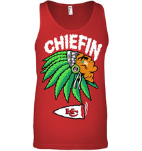 Load image into Gallery viewer, Chiefin Kansas City Chiefs Gift For Fans T-Shirt Unisex Tank Top