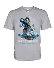 Load image into Gallery viewer, Diabetes Awareness Skull Custom Graphic Tee Guys V-Neck