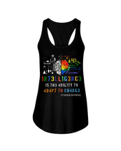 Load image into Gallery viewer, Science Stephen Hawking Quote Ladies Flowy Tank