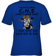 Load image into Gallery viewer, I Suffer From C.S.H Cows Lovers T-Shirt Youth Tee
