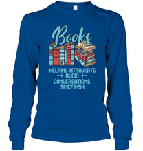 Load image into Gallery viewer, Gift For Book Lovers Funny Quote T-Shirt Unisex Long Sleeve