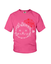 Load image into Gallery viewer, Cute Cat Face Christmas Gift For Cat Lovers T-Shirt Youth Tee