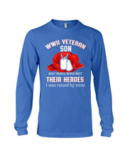 Load image into Gallery viewer, Wwii Veteran Gift For Veteran Dad Quote T-Shirt Unisex Long Sleeve