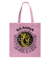 Load image into Gallery viewer, Deanna The Soul Of Mermaid Horoscope T-Shirt Basketweave Tote Bag