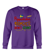 Load image into Gallery viewer, Pepparkakor Calories Don&#39;t Count Sweatshirt