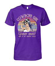 Load image into Gallery viewer, Dallas Cowboys Girl Classy Sassy Guys Tee