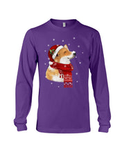 Load image into Gallery viewer, Corgi Christmas Gift Funny T-Shirt Unisex Long Sleeve