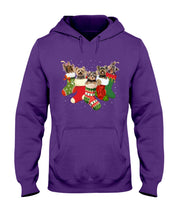 Load image into Gallery viewer, Yorkies In The Socks For Yorkie Lovers Christmas Gift Hoodie