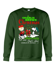 55Th Anniversary A Charlie Brown Christmas Black T-Shirt Sweatshirt