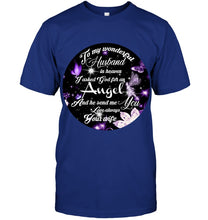 Load image into Gallery viewer, To My Husband In Heaven Gift For Widow Guys Tee