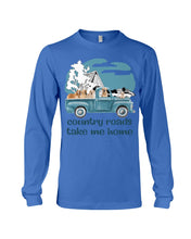 Load image into Gallery viewer, Country Road Golden Retriever Unisex Long Sleeve